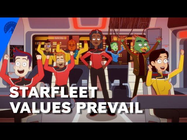 Star Trek: Lower Decks | Starfleet Values Prevail | Paramount+