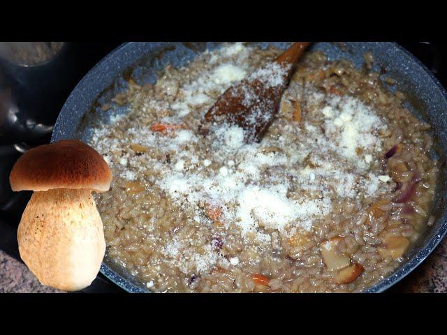 Voglia di Risotto ai Funghi Porcini e allora facciamolo !