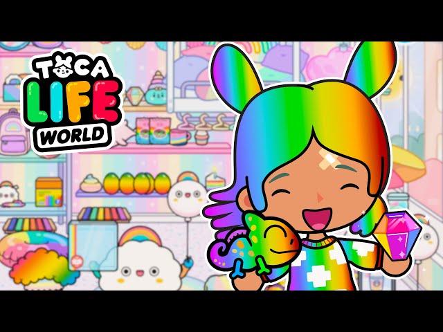 ALL NEW RAINBOW ITEMS in Toca Boca  Toca Life World