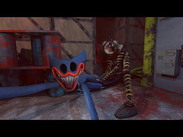 What if CLOCKY WOCKY meets with HUGGY WUGGY? - Poppy Playtime: Chapter 4