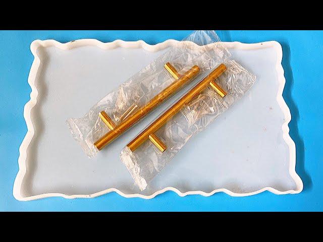 How to Make a Beautiful Resin Tray From a mold