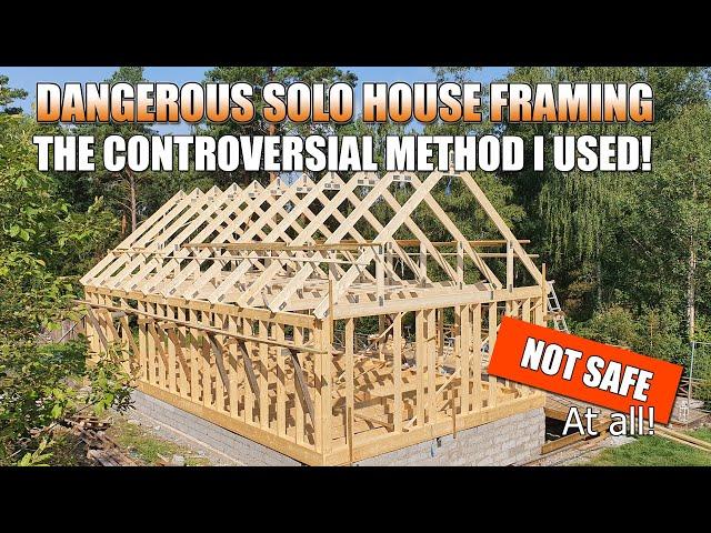 Framing a house by myself, 7 days and under $6300 (Ep.2)