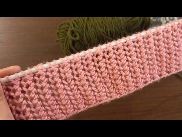 Scalloped Knitting Border | Simple & Easy 1 Row Repeat Border | Knit Stitch Patterns for Beginners