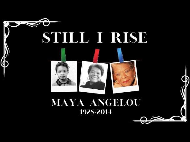 Still I Rise by Maya Angelou | Motivational & Inspirational Poem (Male Version w/Lyrics)