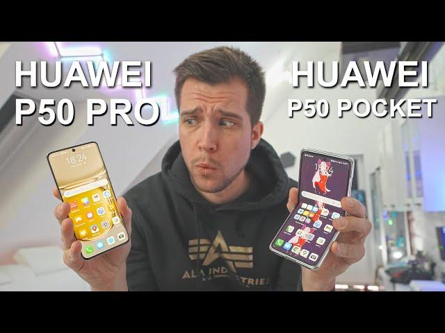 HUAWEI P50 Pocket vs HUAWEI P50 Pro In-depth Comparison