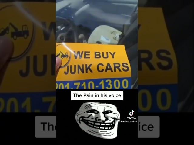 We buy junk cars