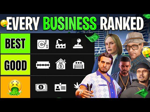 RANKING EVERY BUSINESS From WORST To BEST in GTA Online (GTA5 Best Businesses)