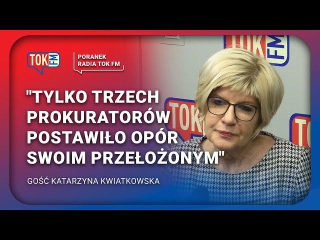 "Tylko trzech prokuratorów postawiło opór swoim przełożonym"