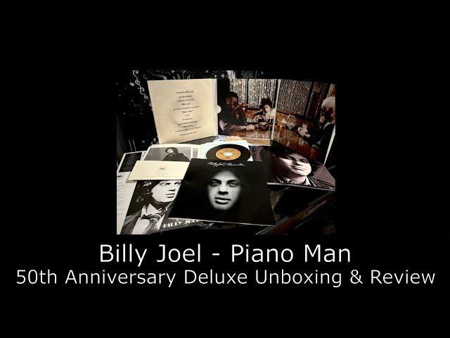 Billy Joel - Piano Man - 50th Anniversary Deluxe Edition Unboxing and Review