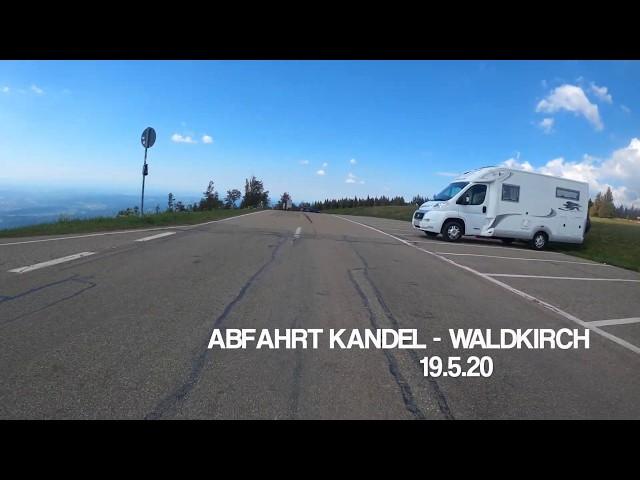 Abfahrt vom Kandel nach Waldkirch