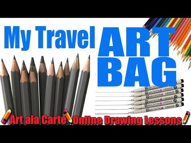 What's in my Travel ART BAG