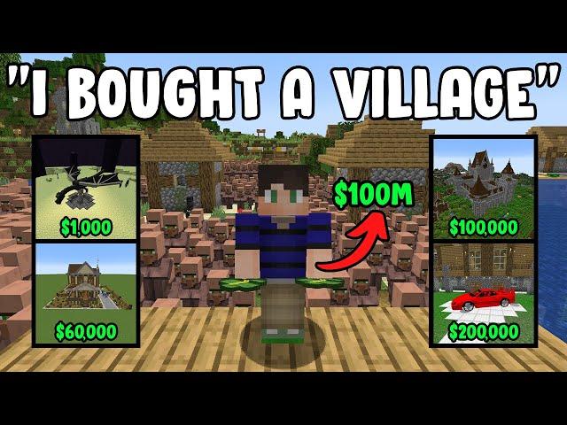 Minecraft but you can BUY ANYTHING...