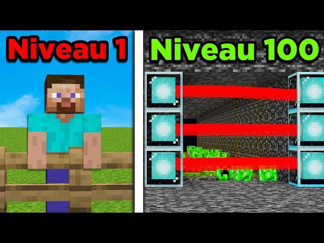 J'ai Testé des BASES SÉCURISÉES de Niveau 1 à 100 !