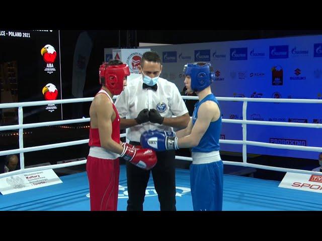 Kielce 2021 Session2A (M52kg) MURATULY Kenzhe (KAZ) vs  MULLIGAN Lennon (SCO)