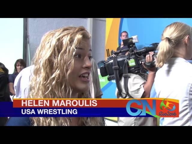 Helen Maroulis first woman to win wrestling gold for Team USA