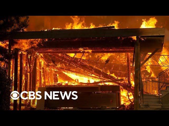 California wildfires' destruction in Los Angeles area captured in videos