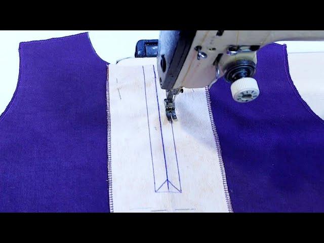 Sewing Technique for Beginners, How to Make Perfect Placket. an easiest way. Like DIY