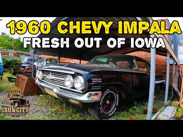 Original Survivor 1960 Chevy Impala Hardtop barn find 283 V8 power glide.