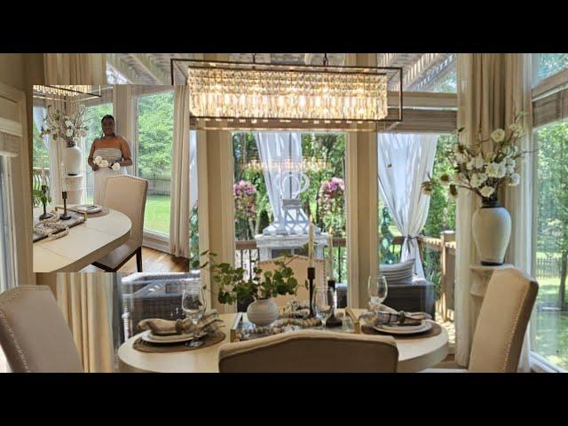 Decorate With Me | Simple Elegant Decorating Ideas| Pottery Barn |Arhaus Inspired