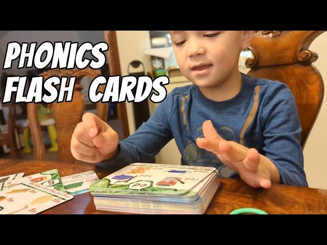 These Phonics Flash Cards are a great way for kids to learn phonics!