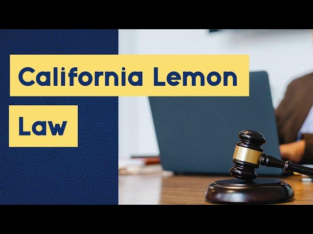 Why It Is Important To Have A California Lemon Law Lawyer On Your Side