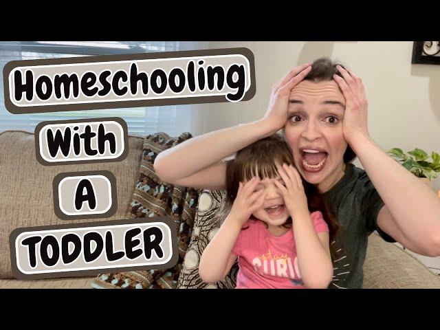 10 Tips To Homeschool With a Toddler in the House | Ways to find joy amidst the craziness