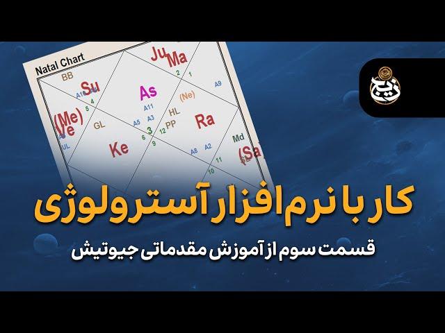 روش محاسبه چارت تولد | آموزش آسترولوژی جیوتیش (احکام نجوم) | قسمت سوم