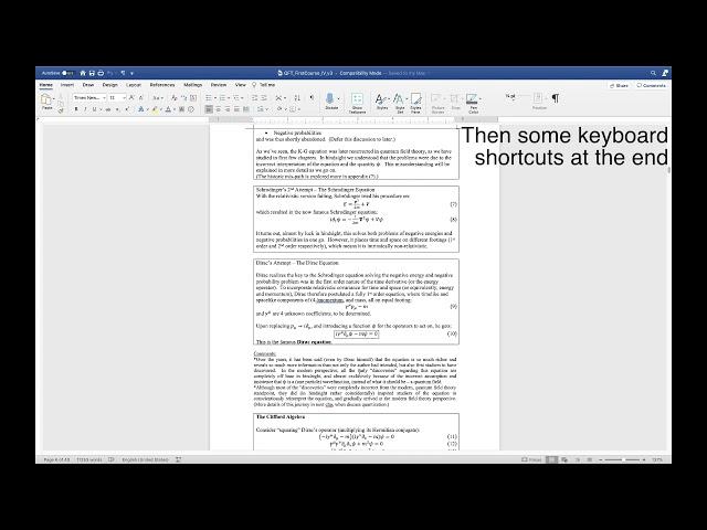 How to Cross Reference Equations in Word  |  Expert Math Typing in Word