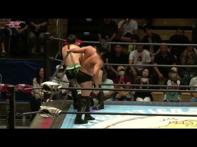 Takuya Nomura & Kosuke Sato vs Fuminori Abe & Kozo Hashimoto - BJW(15.09.2024)