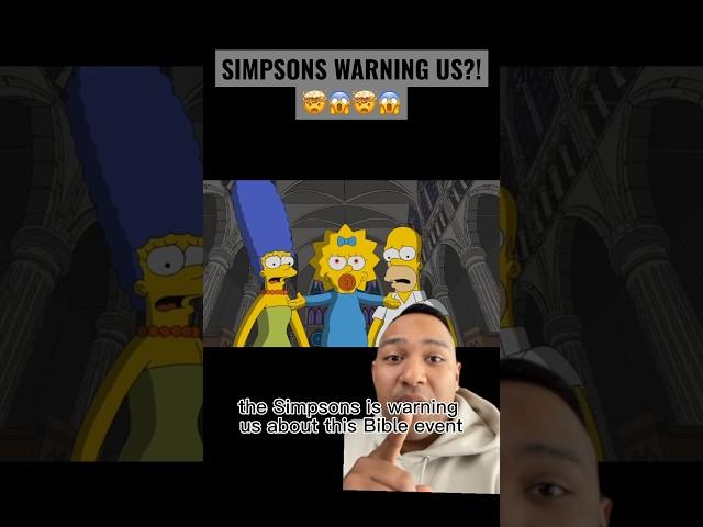 SIMPSONS WARNING US?!  #christianity #jesus #faith #rapture #christian #shorts