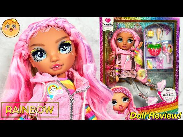 Shake Your Doll? Rainbow High Sparkle and Shine Rosetta Doll Full Unboxing + Review!