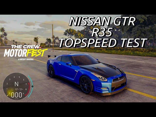 Nissan GTR R35 2015 | Top Speed Test | The Crew Motorfest | 4K | PS5 Gameplay