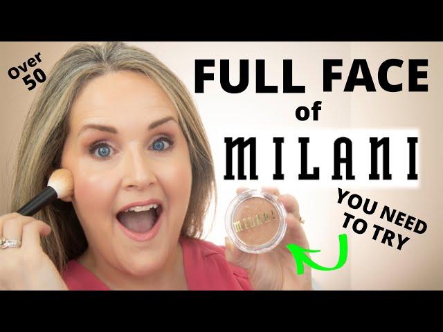 Drugstore Makeup | Full Face Makeup Tutorial With MILANI Products! AMAZING for Mature Women!