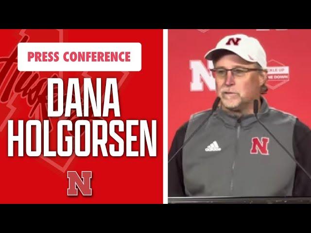 Nebraska Football OC Dana Holgorsen meets with the media on Tuesday ahead of Iowa I GBR