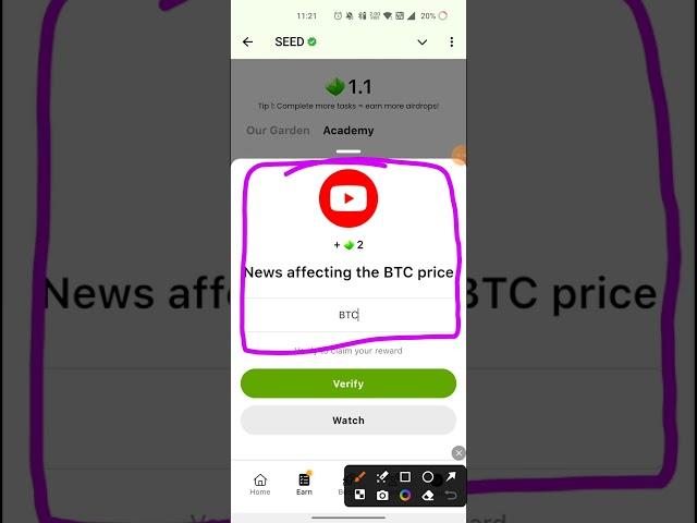 SEED Verify Code | News affecting the BTC price | SEED'S New Video Code |Seed Code | Seed Video Code