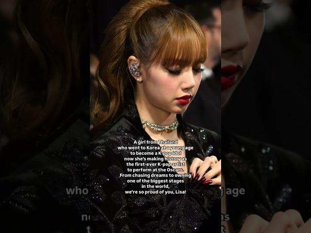 soo so proud of her  #lisa #blackpink #lloud #oscars2025 #fyp