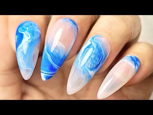 Astonishing Marble Nail Design - Spring 2022 Nail Trend