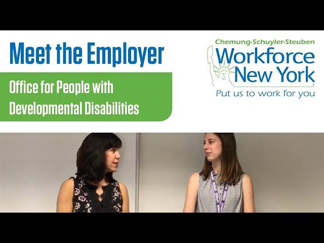 Meet Employer – Office for People with Developmental Disabilities