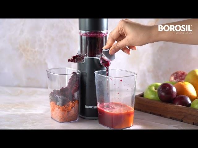 Easy Juice Cold Press Slow Juicer | Relax and rewind with the new Borosil Juicer