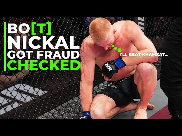 The BIGGEST FRAUD CHECK In The UFC HISTORY - Bo Nickal's Downfall