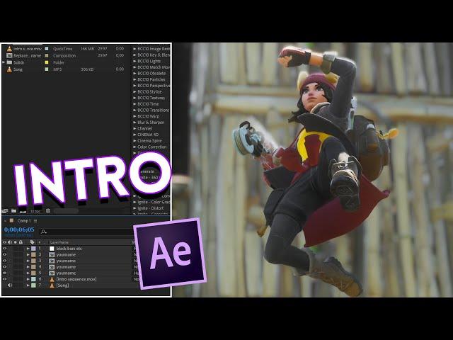 How To Make A Good Fortnite Intro [PC] After Effects Tutorial
