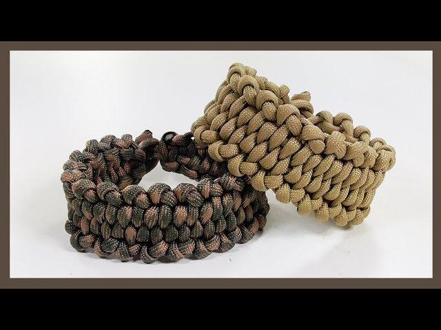 How To Make A "Backbone Blaze" Paracord Bracelet Without Buckle