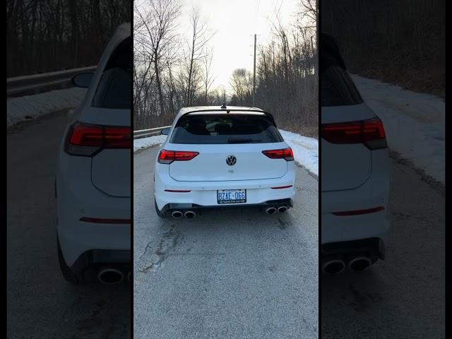 2022 VOLKSWAGEN GOLF R Exhaust Sound, best hatchback in Canada? #shorts #volkswagen