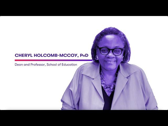 60 Seconds with AU Expert Cheryl Holcomb-McCoy