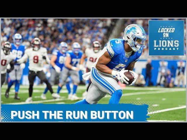 The Detroit Lions must get back to what they do best on offense