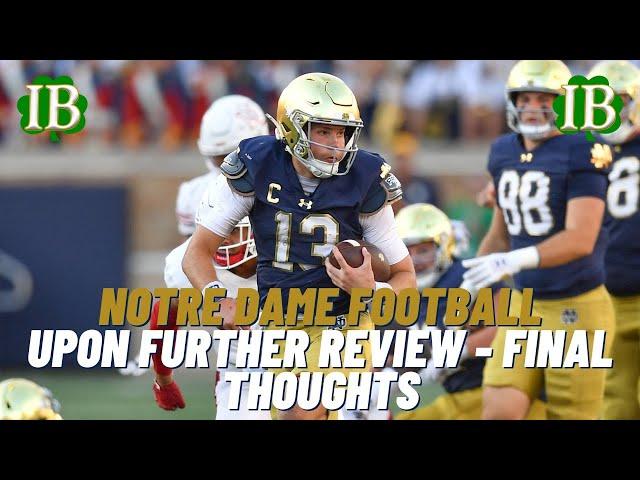 Notre Dame vs Miami (Ohio) - Final Thoughts