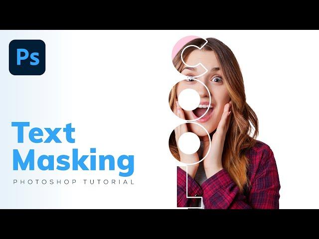 Photoshop Tutorial | Text Masking Effect | Typography