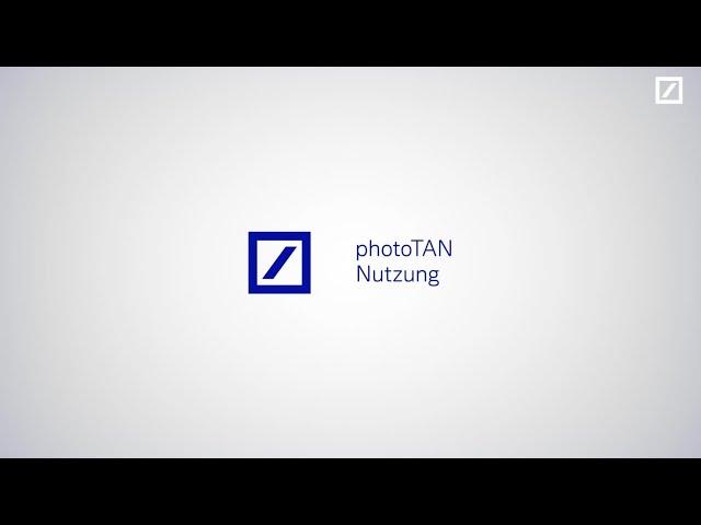 Deutsche Bank photoTAN Nutzung