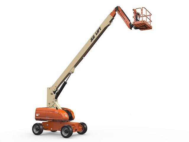 JLG 860SJ Boom Lift High Capacity Lift Demonstration