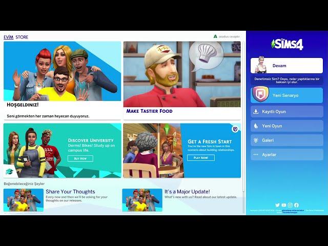 The Sims 4 ,2024 Türkçe yama nasıl yapılır? The Sims 4 Full Paket 2024 Türkçe